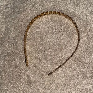 Elegant Gold Braided Headband